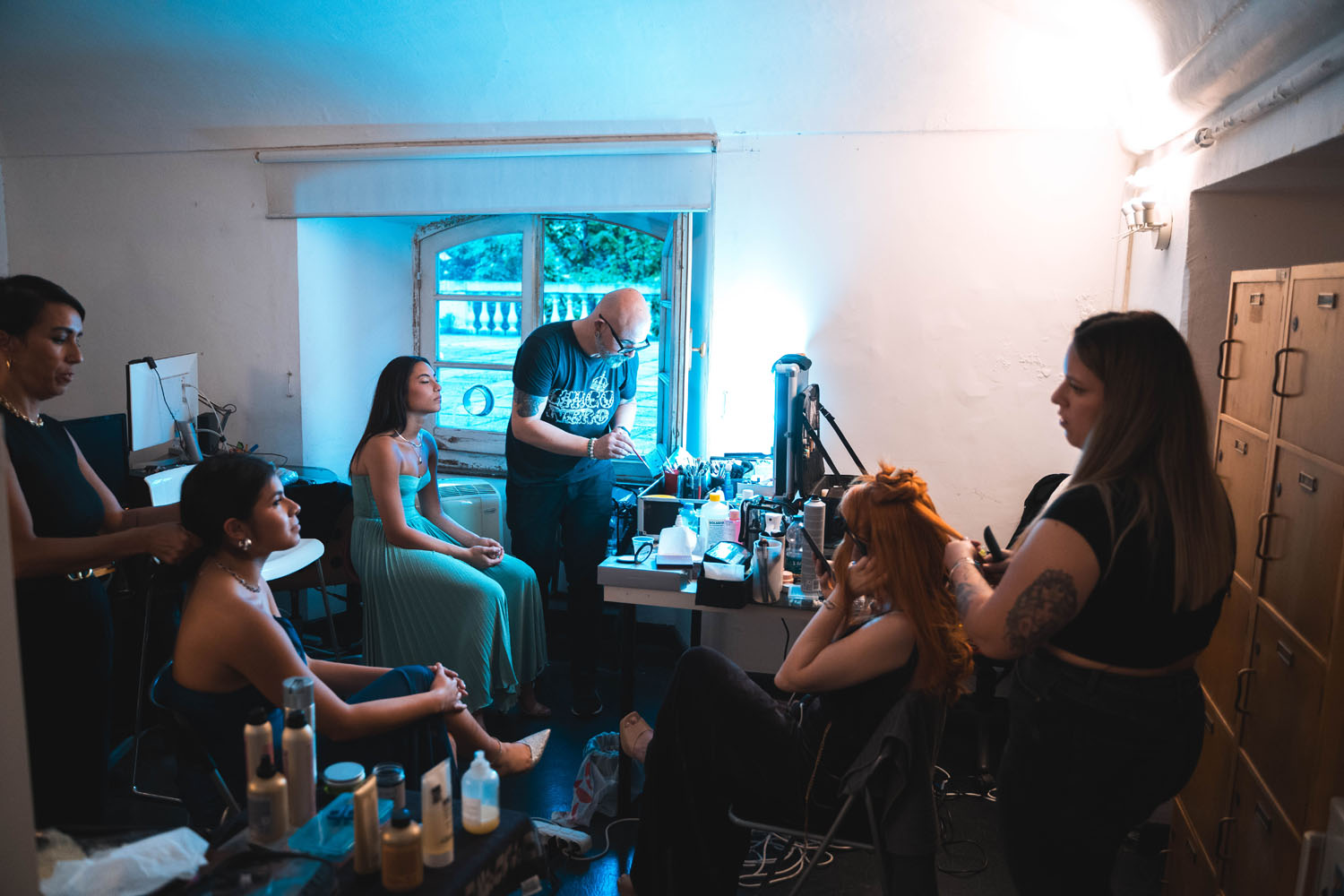 Janus’ House – makeup and costume preparation before filming